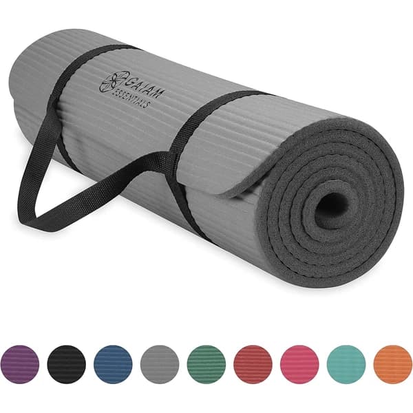 Gaiam Essentials Thick Yoga Mat (10mm)